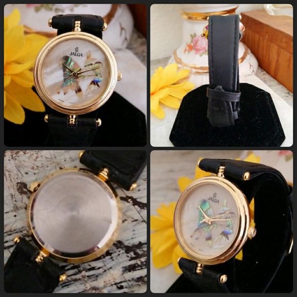 Vintage Jalga Mother of Pearl Falcon Watch - Picture 4 of 5